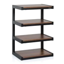 Norstone ESSE Hi-Fi Rack 4 Walnut Shelves (NORESSHFWL)