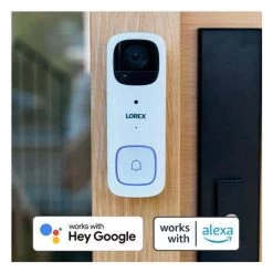 Lorex 2K Wireless Doorbell Battery-Operated - White (B463AJD-F) -Home Appliance Store 098b0aacbb78d32efe5ff11334e5fea664f46500ec4bef96bc9c7a6f74df044f