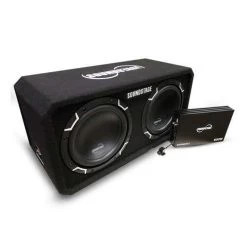 Soundstage BA Series Party Pack Dual 12" Loaded Subwoofer Enclosure With SSPP600.1 Mono Amplifier (SSBA212PP)