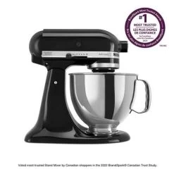 KitchenAid Artisan Series 5 Quart Tilt-Head Stand Mixer - Onyx Black (KSM150PSOB)