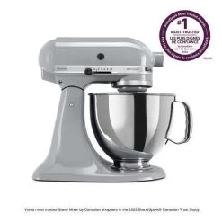 KitchenAid Artisan Series 5 Quart Tilt-Head Stand Mixer - Metallic Chrome (KSM150PSMC)