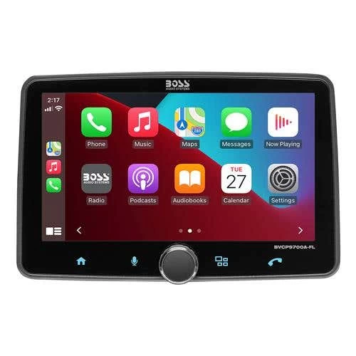 Boss 7" Single Din Bluetooth Touchscreen CarPlay & Android Auto AM / FM Multimedia Player (BSBVCP9700A-FLBF) 4 Boss 7" Single Din Bluetooth Touchscreen CarPlay & Android Auto AM / FM Multimedia Player (BSBVCP9700A-FLBF) - Image 2