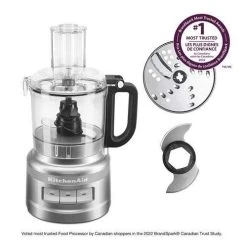 KitchenAid 7-Cup Food Processor - Contour Silver (KFP0718CU)