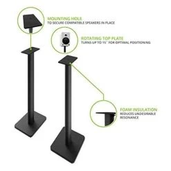 Kanto SP32PL 32" Bookshelf Speaker Stands - Black (KASP32PL) 12 Kanto SP32PL 32" Bookshelf Speaker Stands - Black (KASP32PL) -Home Appliance Store 1619a8215dcd29e4b97397466abbe35e779ba5a72a1a75f3aa230302c36fc95b