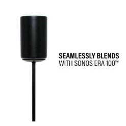 Sanus Height-Adjustable Speaker Stand For Sonos Era 100 - Black (WSSE1A1B2) 13 Sanus Height-Adjustable Speaker Stand For Sonos Era 100 - Black (WSSE1A1B2) -Home Appliance Store 195caee446ea191ba6266f948225e7acf2afbc112654984f594e64c597cc6266