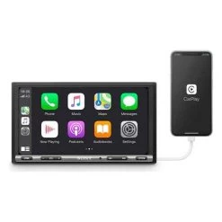 Sony 6.95" Touchscreen Media Receiver With Android Auto And Apple CarPlay (XAVAX150BT)