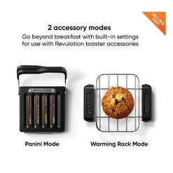 Revolution Cooking InstaGLO Toaster - Brushed Platinum (R270P) -Home Appliance Store 1b47e1e16f1991b66c47da8211aebd2678bdb1189b9e136374c5e4472618ddee