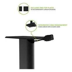 Kanto SP26PL 26" Bookshelf Speaker Stands - Black (KASP26PL) -Home Appliance Store 21267e15f63dc0ef47662d2b673fdc4f057d975ce3f27f43d63b33d8ab9020f6
