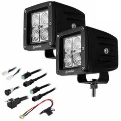 Heise 3" 12 Watt 4-LED Cube Lights - 2 Pack (HECL22PK)