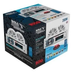 Boss Audio BSMCK508WB.6 Marine Receiver Plus 6.5" Cone Speaker Package (BSMCK508WB.6) -Home Appliance Store 238a67a3c7f7d861b355df6ce2441a5051f9ab3aa84b56ed49eaf5aff44e159f