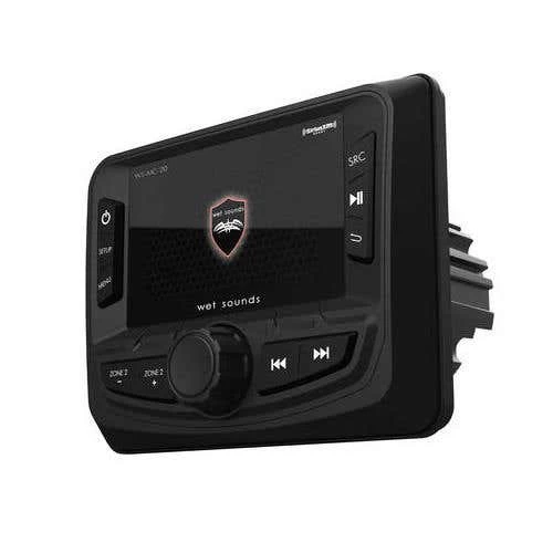 Wet Sounds WS-MC-20 Compact 2-Zone Media Receiver Source Unit With Bluetooth (WSMC20) 4 Wet Sounds WS-MC-20 Compact 2-Zone Media Receiver Source Unit With Bluetooth (WSMC20) - Image 2