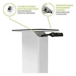 Kanto SX22W 22" Tall Fillable Speaker Stands With Isolation Feet - Pair, White (KASX22W) -Home Appliance Store 26383358d0f0ebeb5cd5fff5c952f33c6c65354cb3531fafc093244234020302