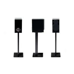 Norstone 23.6" Esse Metal Speaker Stand With Glass Base - Black - Single (NORESSSTABK) 9 Norstone 23.6" Esse Metal Speaker Stand With Glass Base - Black - Single (NORESSSTABK) -Home Appliance Store 269591bee2455c37f27322a3458f860d3608e6077649896df579cb55023f28ca