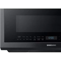 Samsung 2.1 Cu Ft. Over The Range Microwave With Glass Touch Control - Black Stainless Steel (ME21M706BAG/AC) -Home Appliance Store 284f510249becf8bfaca4551e293fcdaf4586831b48563b1916df321634f68e6