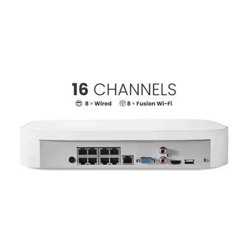 Lorex 4K 16-Camera Capable (8 Wired + 8 Fusion Wi-Fi) 2TB NVR System With 4 Bullet Cameras (N847A62-8CA4-E) 4 Lorex 4K 16-Camera Capable (8 Wired + 8 Fusion Wi-Fi) 2TB NVR System With 4 Bullet Cameras (N847A62-8CA4-E) - Image 2