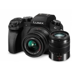 Panasonic Lumix G7 Mirrorless Camera With 14-42mm And 45-150mm Lenses (DMCG7WK)