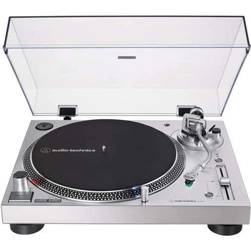 Audio Technica 3-Speed Fully Manual Direct-Drive Turntable - Silver (ATLP120XUSBSV) 3 Audio Technica 3-Speed Fully Manual Direct-Drive Turntable - Silver (ATLP120XUSBSV)
