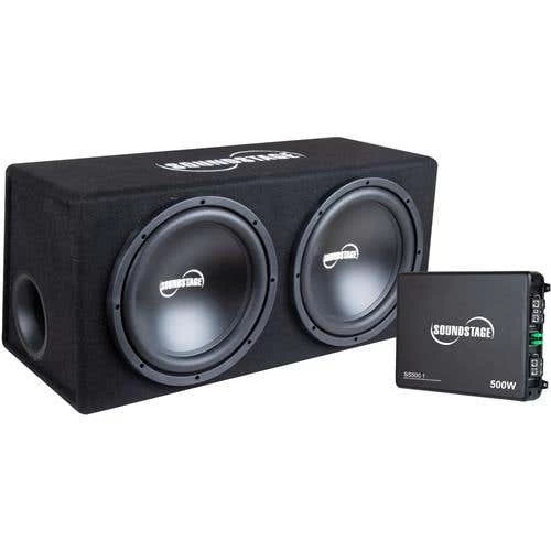 Soundstage Bass Party Pack System With Dual 12" Subwoofer, Vented Enclosure And Mono Amplifier (SS212PP) 3 Soundstage Bass Party Pack System With Dual 12" Subwoofer, Vented Enclosure And Mono Amplifier (SS212PP)