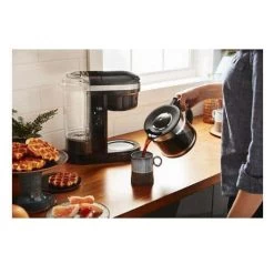 KitchenAid 12 Cup Drip Coffee Maker With Spiral Showerhead - Onyx Black (KCM1208OB) -Home Appliance Store 349c93526dc6a3a92f246f2ac07bbfebb2df2ba31848b824884e3b4da2b785f4