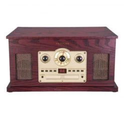 Proscan Nostalgia Bluetooth 6-In-1 Turntable Radio - Wood Finish (PRCD838BT)