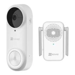EZViz 2K Wi-Fi Camera Battery-Powered Doorbell Kit (EZDB22C5)