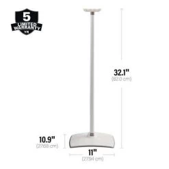 Sanus Speaker Stands For Sonos Era 300 - Pair - White (WSSE32W2) 12 Sanus Speaker Stands For Sonos Era 300 - Pair - White (WSSE32W2) -Home Appliance Store 3b9d1077b06fdb555c53c72131ef94d74338085a5d7f17dd313f62eaec423921