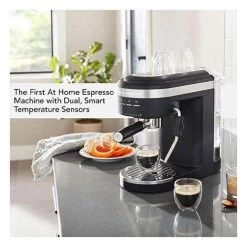 KitchenAid Semi-Automatic Espresso Machine - Black Matte (KES6403BM) 12 KitchenAid Semi-Automatic Espresso Machine - Black Matte (KES6403BM) -Home Appliance Store 3c9fce471dc41cf0a8eb22e2ae7769274345f98ef92ff4d6b61823f0929f6cf3