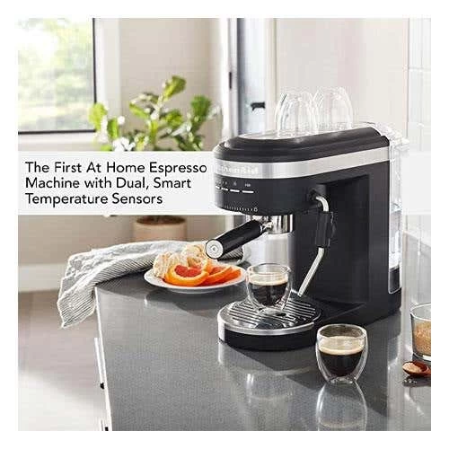 KitchenAid Semi-Automatic Espresso Machine - Black Matte (KES6403BM) 7 KitchenAid Semi-Automatic Espresso Machine - Black Matte (KES6403BM) - Image 5