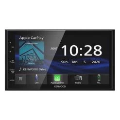 Kenwood DMX4707S 6.8" Double-Din WVGA Monitor Mech-less Apple Carplay And Android Auto Car Audio Receiver (DMX4707S)