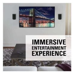 Sanus Universal Speaker Wall Mount For Bookshelf Speaker Up To 10lbs - Black - Pair (WSWMU2B2) -Home Appliance Store 40777876f36460544d6746cde5cedbd5a529bd304dc9ea461396234de55c2dca