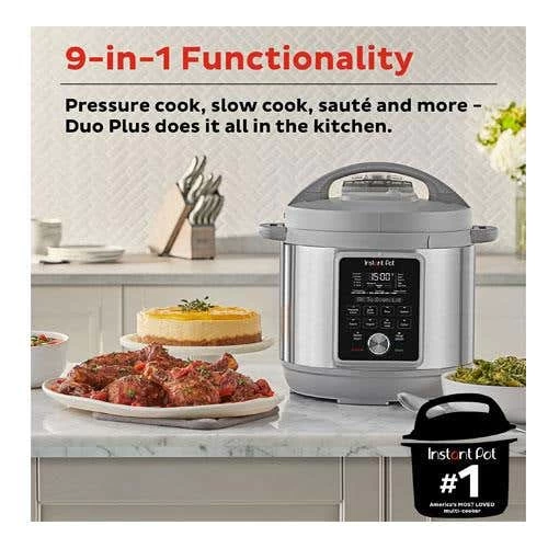 Instantpot 6-quart Multi-Use Pressure Cooker With Whisper-Quiet Steam Release, V4 (112-0169-01) 4 Instantpot 6-quart Multi-Use Pressure Cooker With Whisper-Quiet Steam Release, V4 (112-0169-01) - Image 2