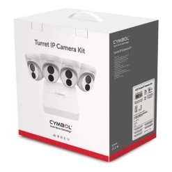 Cymbol 4-Channel 1080p 2MP IP Turret Security Camera Kit With 1TB HD NVR - 4 Pack (CY-IPKIT4-4-1TB) -Home Appliance Store 4464242a17c0aa0430b80b3613aa4494468cc3c0dc837be4f9b9fb41c0466f87