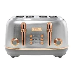 Haden Heritage 4 Slice Toaster - Steel / Chrome (76104)