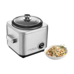 Cuisinart 4 Cup Rice Cooker Stainless Steel (CRC-400C) -Home Appliance Store 4 84