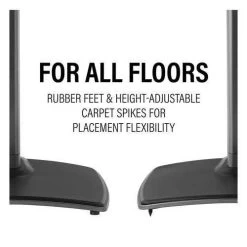 Sanus Height-Adjustable Speaker Stand For Sonos Era 100 - Pair - Black (WSSE1A2B2) -Home Appliance Store 4a916c6a1b84afafa0edf0832d7d107dc203ec6af9a0fb1d84a85cb76e3afc44