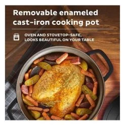 Instant Precision 6- Quart Dutch Oven - Matte Black (140-0051-01) -Home Appliance Store 52ce8074aede13931a228132653d222d6079dea10ea79316fde63a33bdef2214