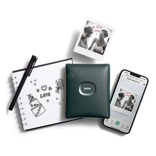 Fujifilm Instax Square Link Instant Printer - Midnight Green (600023127) 5 Fujifilm Instax Square Link Instant Printer - Midnight Green (600023127) - Image 3