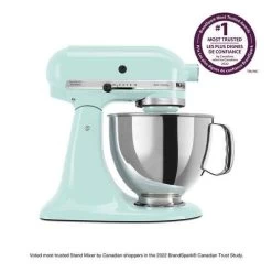 KitchenAid Artisan Series 5 Quart Tilt-Head Stand Mixer - Ice Blue (KSM150PSIC)