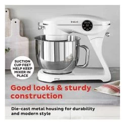 Instant 7.4 Quart Stand Mixer Pro - White (140-1560-01) -Home Appliance Store 5a3f9c3b986d9d26e9b13b23c047a84cc688d01950a2eeead03a3416993a4841
