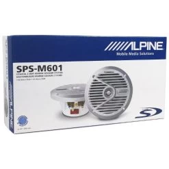 Alpine 6.5" Marine Coaxial Speakers - Silver (SPSM601) -Home Appliance Store 5eceab105b6545eedeec94a4dbf611a7d205263098fe4015eac72433b2ce65af