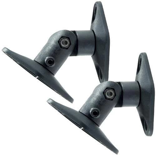 Peerless-AV Universal Speaker Mounts (up To 8lbs) - Pair - Black (PSP2) 3 Peerless-AV Universal Speaker Mounts (up To 8lbs) - Pair - Black (PSP2)