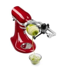 KitchenAid 5-Blade Spiralizer Attachment With Peel, Core And Slice (KSM1APC) -Home Appliance Store 63940a9f3fb824d9dc852335b0380252b549d4965df629eb7df2cc261b2a8f4f