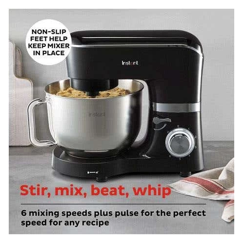 Instant Pot SM1600 6.3Qt Stand Mixer - Black (140-1566-01) 5 Instant Pot SM1600 6.3Qt Stand Mixer - Black (140-1566-01) - Image 3