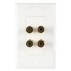 Ethereal 4 Port Speaker Wall Plate With Banana Binding Posts (IHTSLBDPT4) -Home Appliance Store 6b597e96f1b01d2cc5c1f66fce194b38a76282bef166bb2918292398111cb163