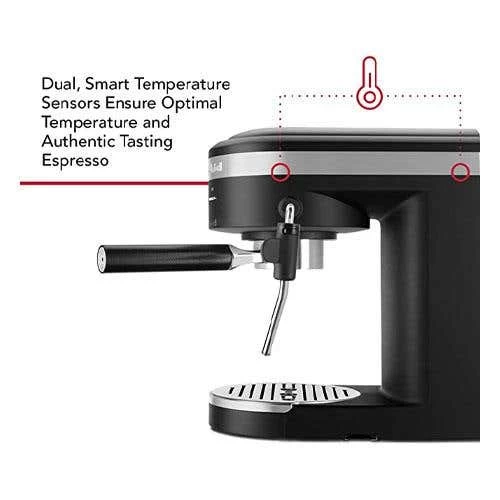 KitchenAid Semi-Automatic Espresso Machine - Black Matte (KES6403BM) 6 KitchenAid Semi-Automatic Espresso Machine - Black Matte (KES6403BM) - Image 4