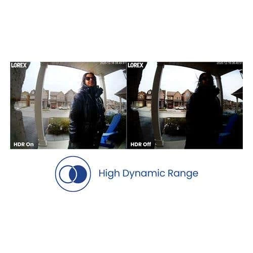 Lorex 2K Wi-Fi Video Doorbell (Wired, 32GB) - White (B451AJD-F) 11 Lorex 2K Wi-Fi Video Doorbell (Wired, 32GB) - White (B451AJD-F) - Image 9