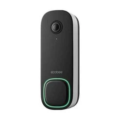 Ecobee Smart Video Doorbell Wired With Advanced Person And Package Detection - Black (EB-CAMSDB-01)