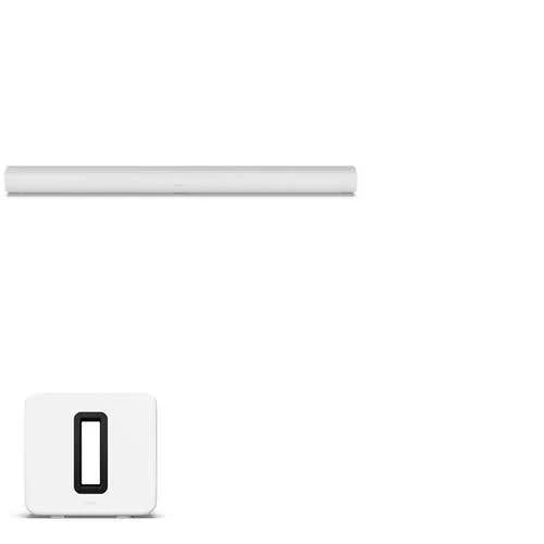 Sonos ARC Premium Smart Soundbar - White + Sonos Wireless Subwoofer - Gen 3 - White Package (PKG004816) 3 Sonos ARC Premium Smart Soundbar - White + Sonos Wireless Subwoofer - Gen 3 - White Package (PKG004816)