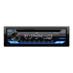 JVC Single Din CD, Bluetooth And USB In-Dash Receiver With Alexa Voice Assistant Compatibility (KDT720BT)