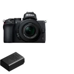 Nikon Z 50 Mirrorless Camera W/ NIKKOR Z DX 16-50mm F / 3.5-6.3 VR Lens Kit+Nikon EN-EL25 Lithium-ion Battery (PKG90205)